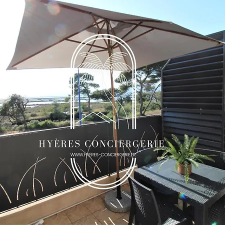 Hyères-plage-t2 Neuf 1 Er-clim- La Capte Vue Route Et Marais Appartamento